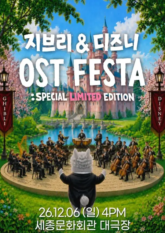 지브리&디즈니 영화음악 FESTA 포스터