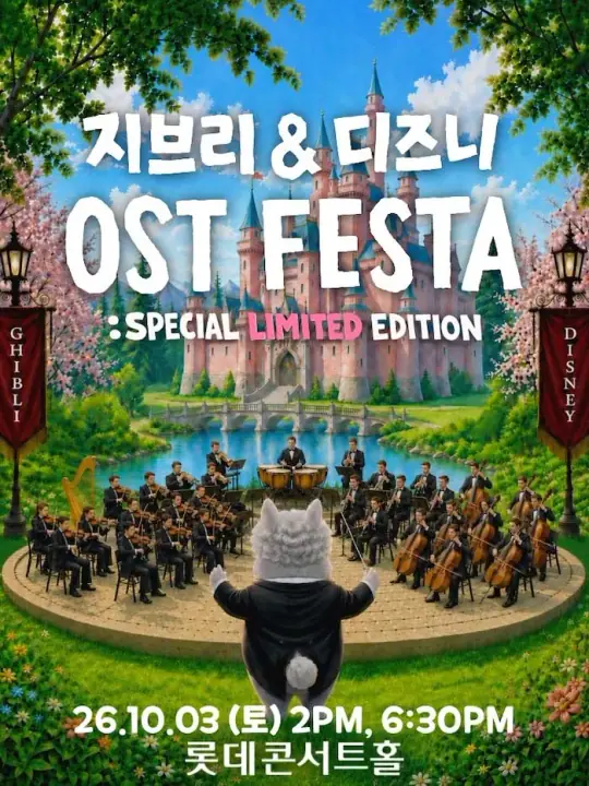 지브리&디즈니 영화음악 FESTA(10/3) 포스터