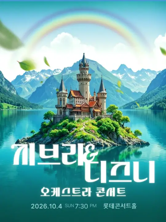 지브리&디즈니 오케스트라 콘서트 (10.4) 포스터