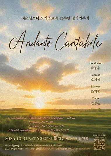 서초심포니 오케스트라 13주년 정기연주회 포스터